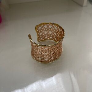 Rose gold Kendra Scott cuff